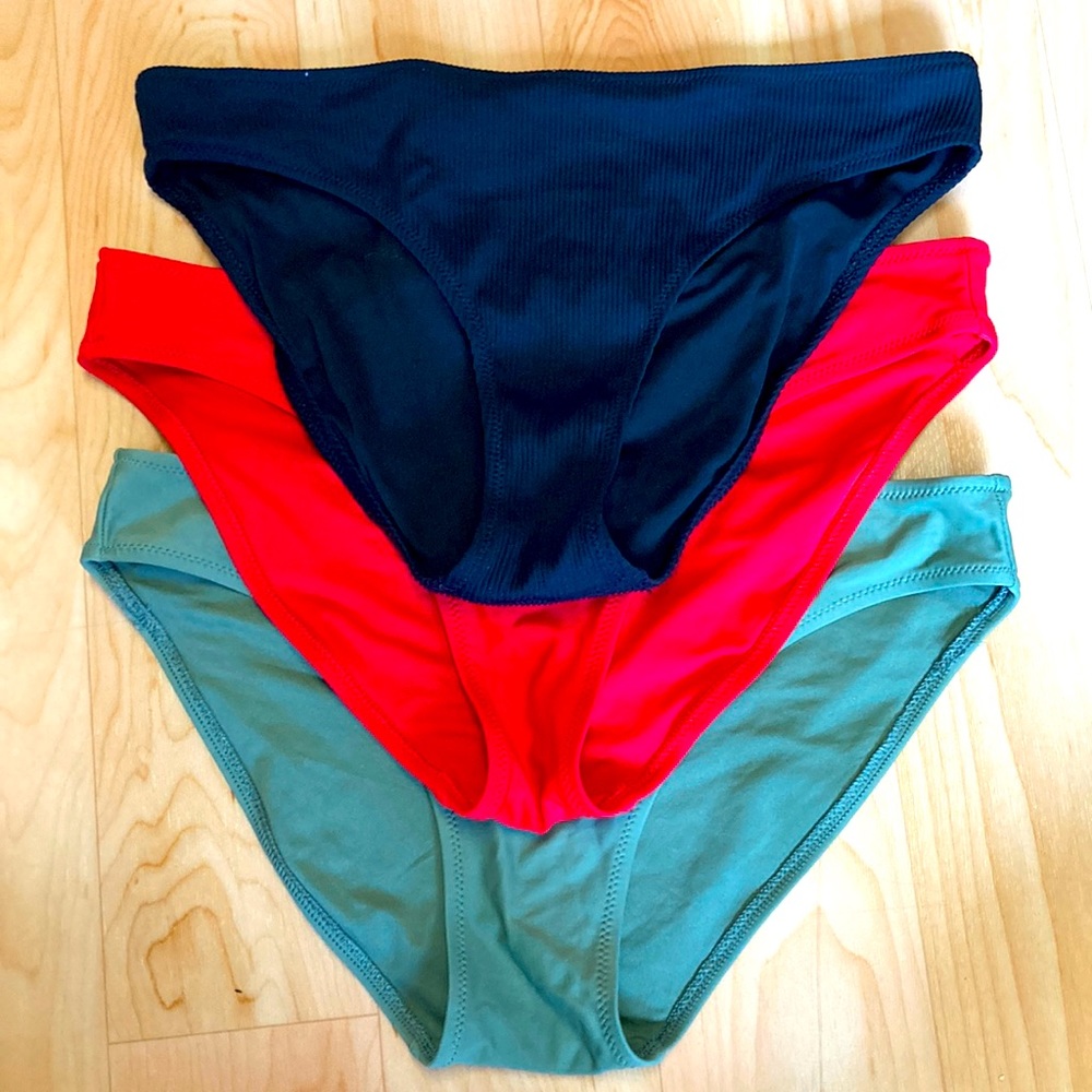bundle of 3 aerie bikini bottoms size small